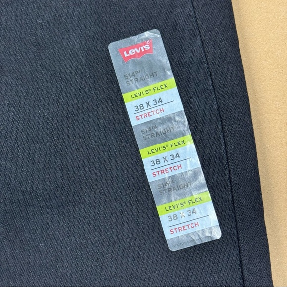 LEVIS 514 STRAIGHT LEG STRETCH BLACK - Picture 6 of 10